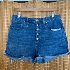 Madewell High Rise Denim Short